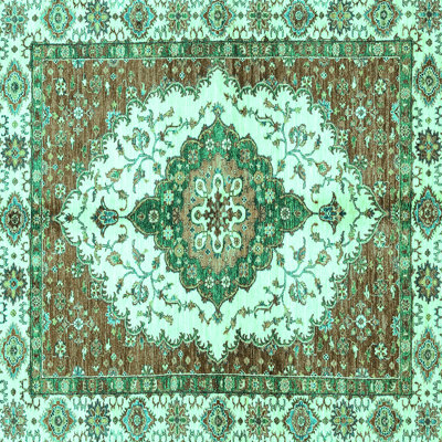 Washable Abstract Indoor Rug