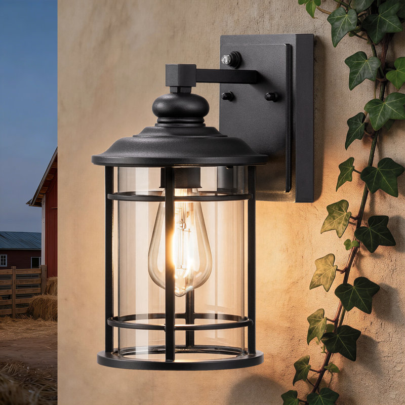 Dusk To Dawn Outdoor Wall Light, 1