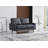 Faux Leather Square Arm Loveseat-81892247-118588786