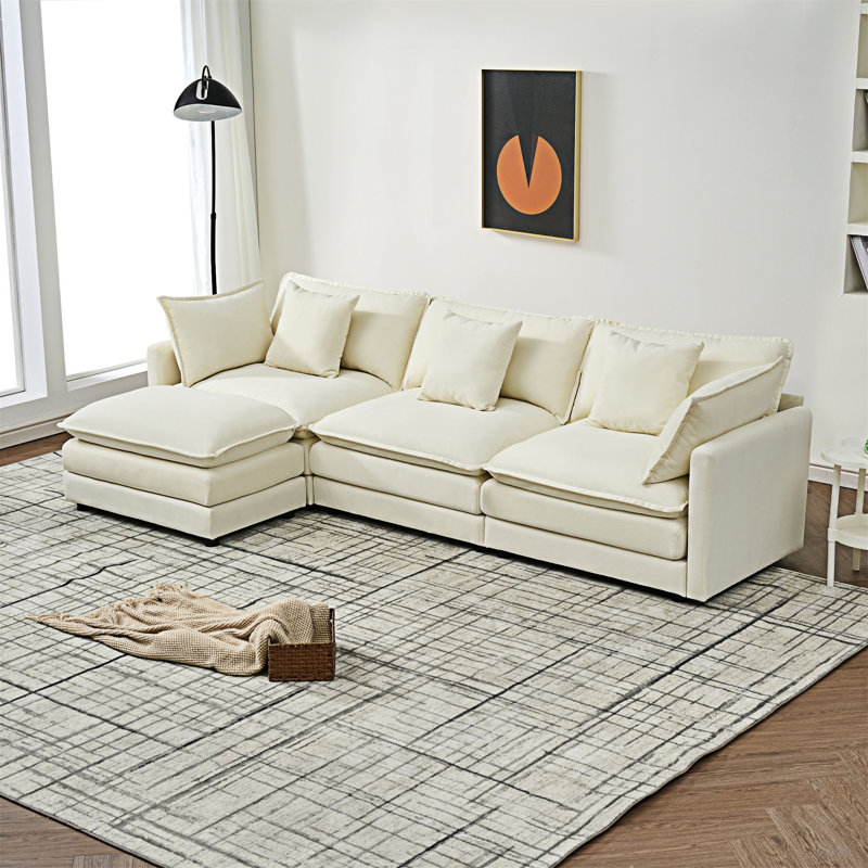 Modular Combination Sofa, White