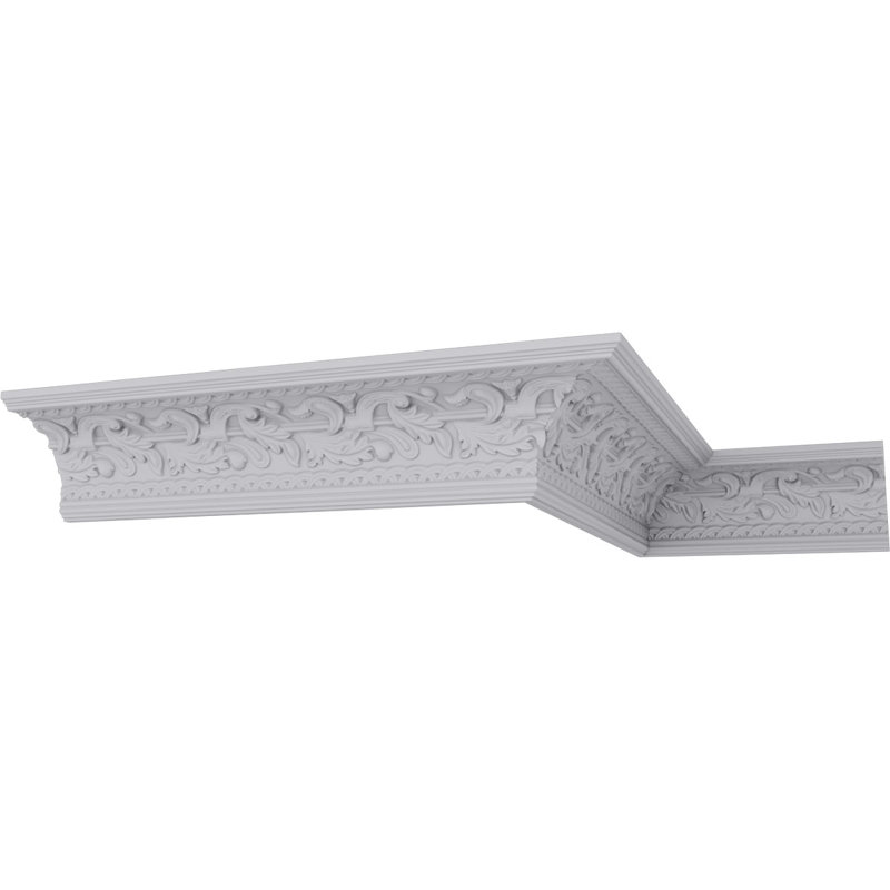 Kinsley 94.5" White Polyurethane Crown Moulding