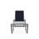 Holna Outdoor Rust-Resistant Metal Chaise Lounge