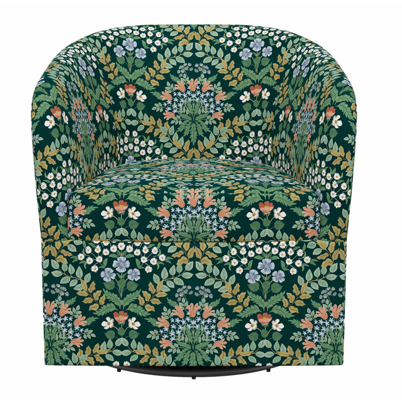 Chaise pivotante Pembroke, Rpc Bramble Emerald Linen