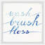Brush and Floss 1 Piece Single Picture Frame Wall Art-1112679464