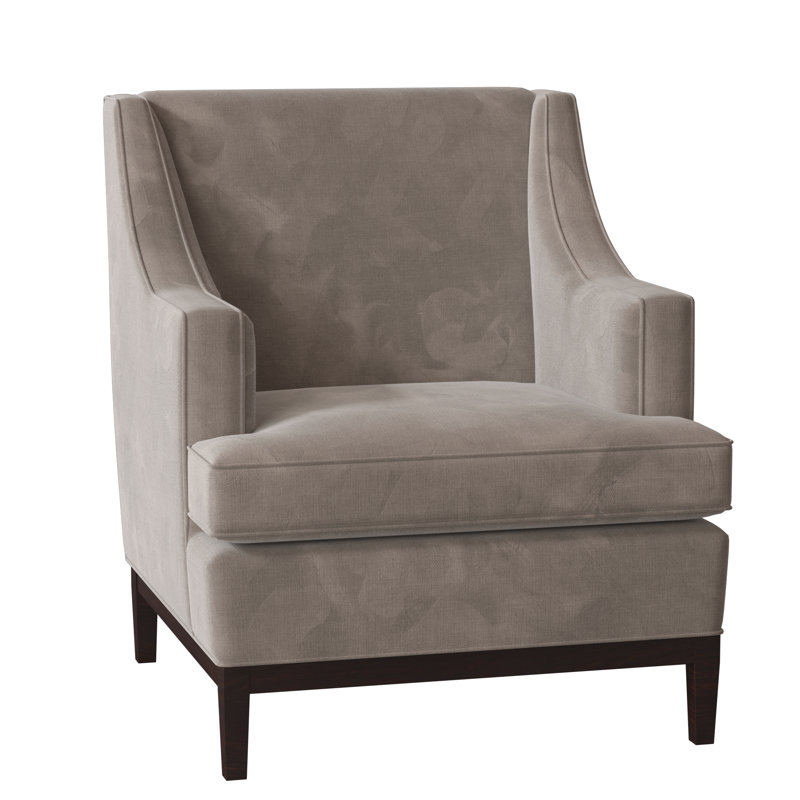 Fauteuil à coussins larges 32 po Cardiff, Mastic Grayson, Noyer noir