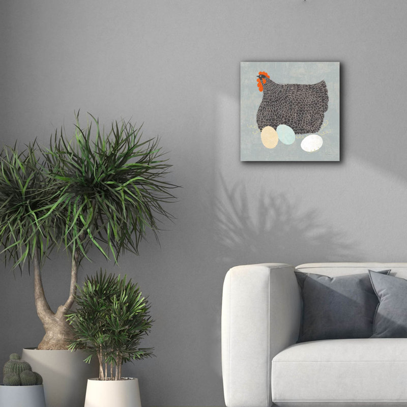 Toile épique Graffiti «Fresh Eggs 2 No Words» par Sue Schlabach, 12 po x 12 po, H 18 po x l 18 po x P 0,75 po