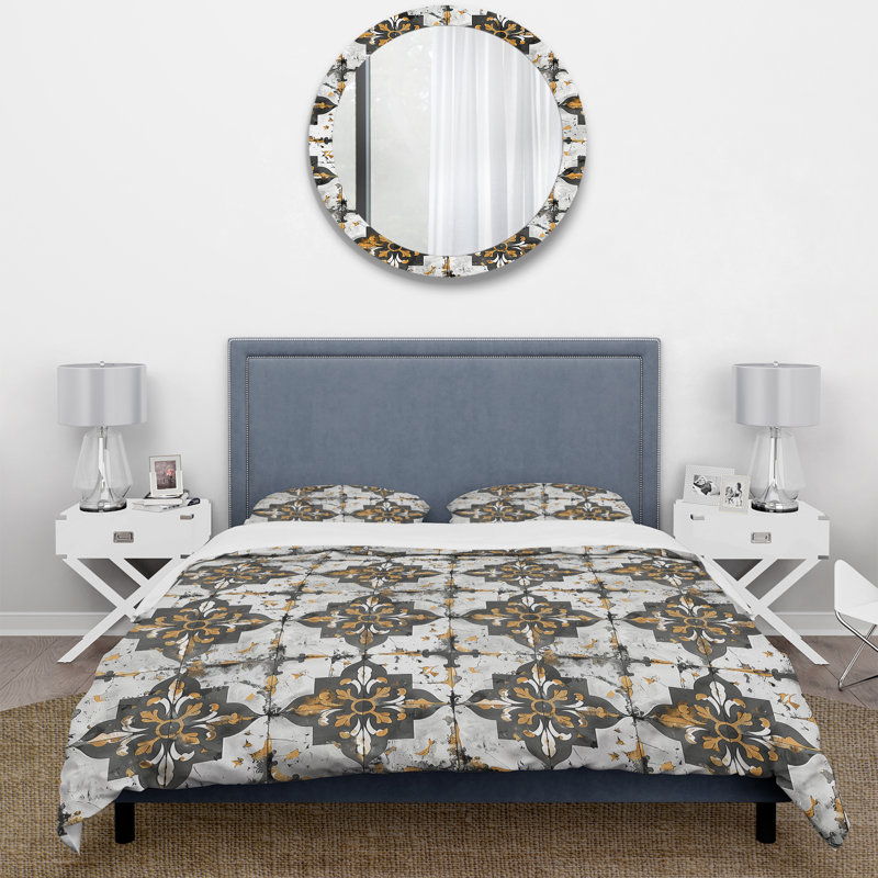 Ensemble de housse de couette Farmhouse, Housse de couette très grand + 2 taies décorativ