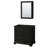 Deborah 36'' Single Bathroom Vanity with Marble Top with Mirror-40065102-61125978