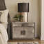Metro Nightstand-Grey Hair-on-Hide