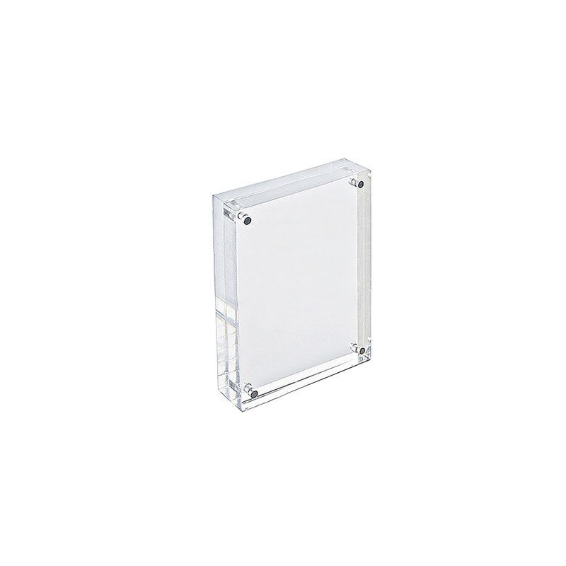 Cadre photo magnétique transparent en acrylique transparent 3,5 po x 5 po
