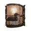 1 - Light Flush Mounted Sconce