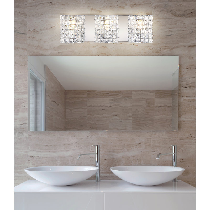  Éclairage pour meuble-lavabo classique en métal / cristal Kashvi, 3