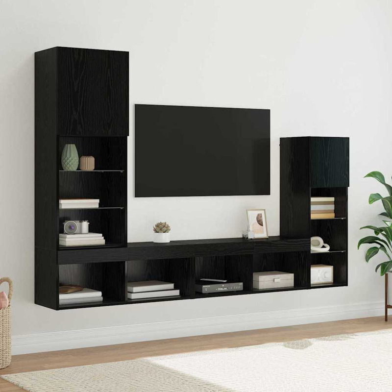 Unfinished Entertainment Centre for TVs up to 88" with Fireplace Included