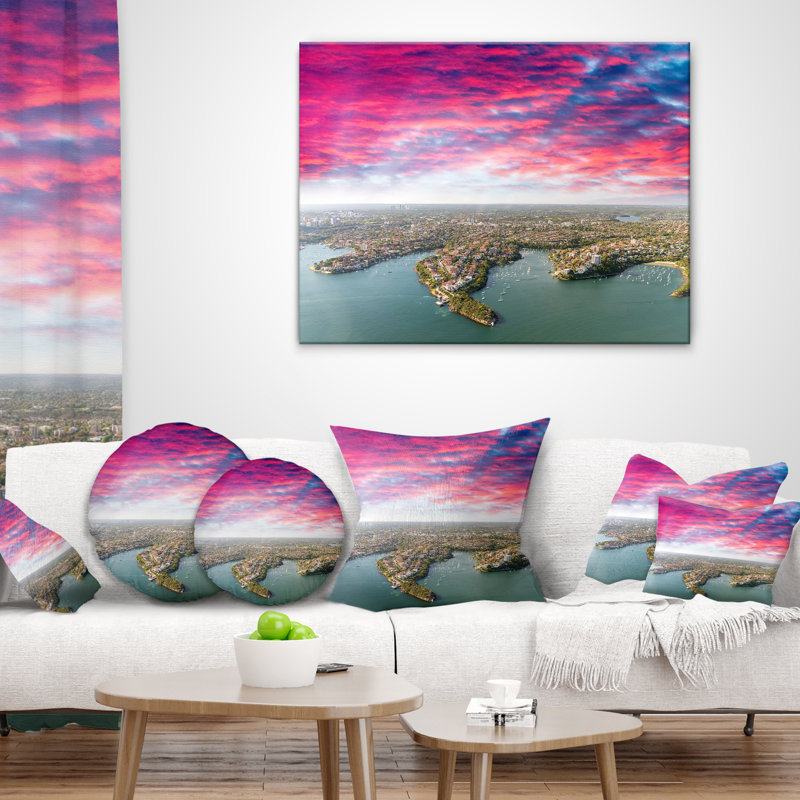 Coussin Sydney, 16 po x 1 po, Coussin décoratif