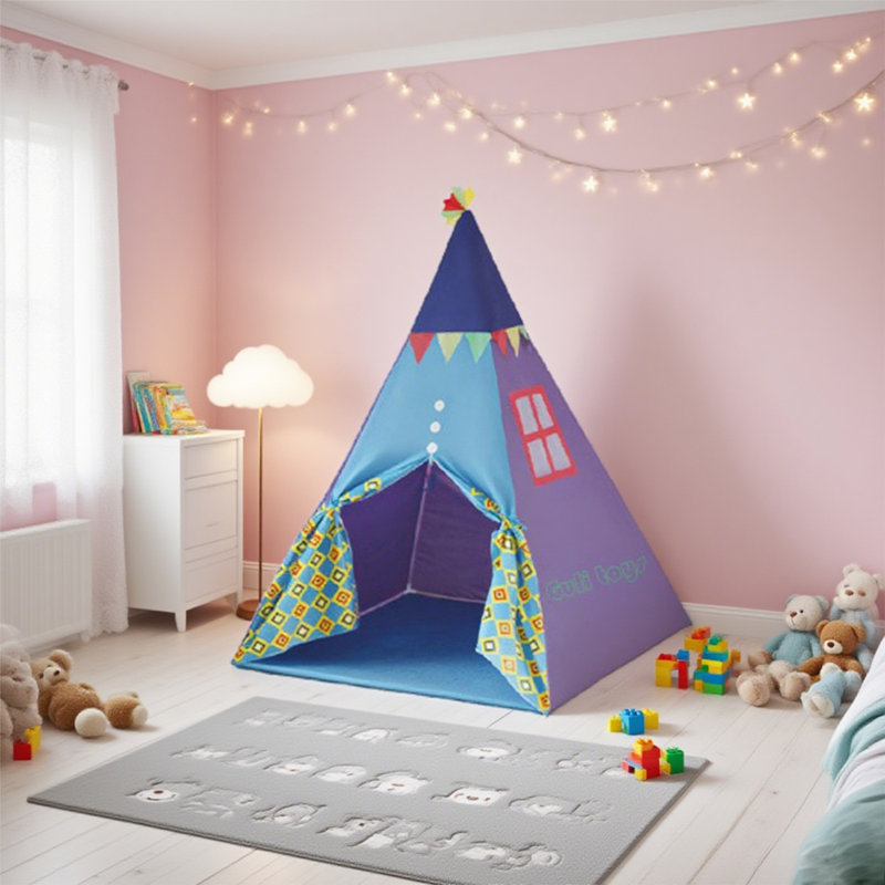 Dorado Freeport Park 100cm W x 100cm D Indoor Polyester Triangular Play Tent