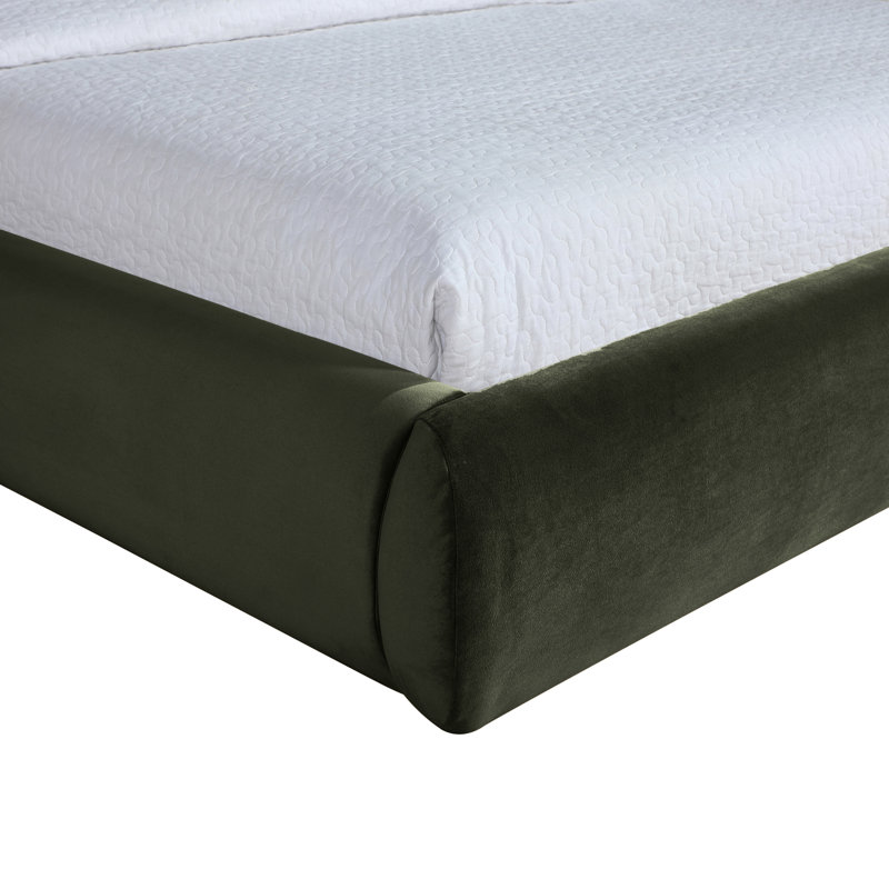 Lit tapissier Kat, Grand lit, Vert