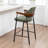 Devane Upholstered Counter Stool With Armrest-123161723