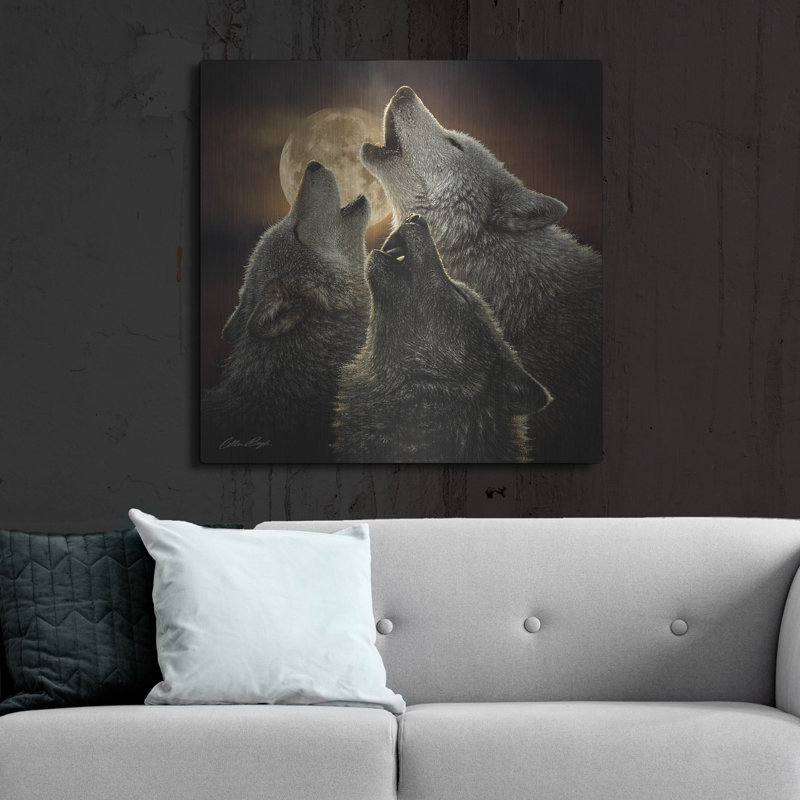 «Wolf Trinity» par Collin Bogle, H 36 po x l 36 po