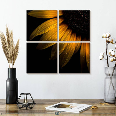 " Sunflower Petals " 4 - Pieces