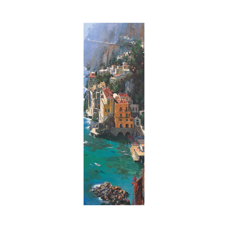 Conca De Marini by Maher Morcos - Wrapped Canvas Panoramic Gallery-Wrapped Canvas Giclée, 182.88 cm H x 60.96 cm W