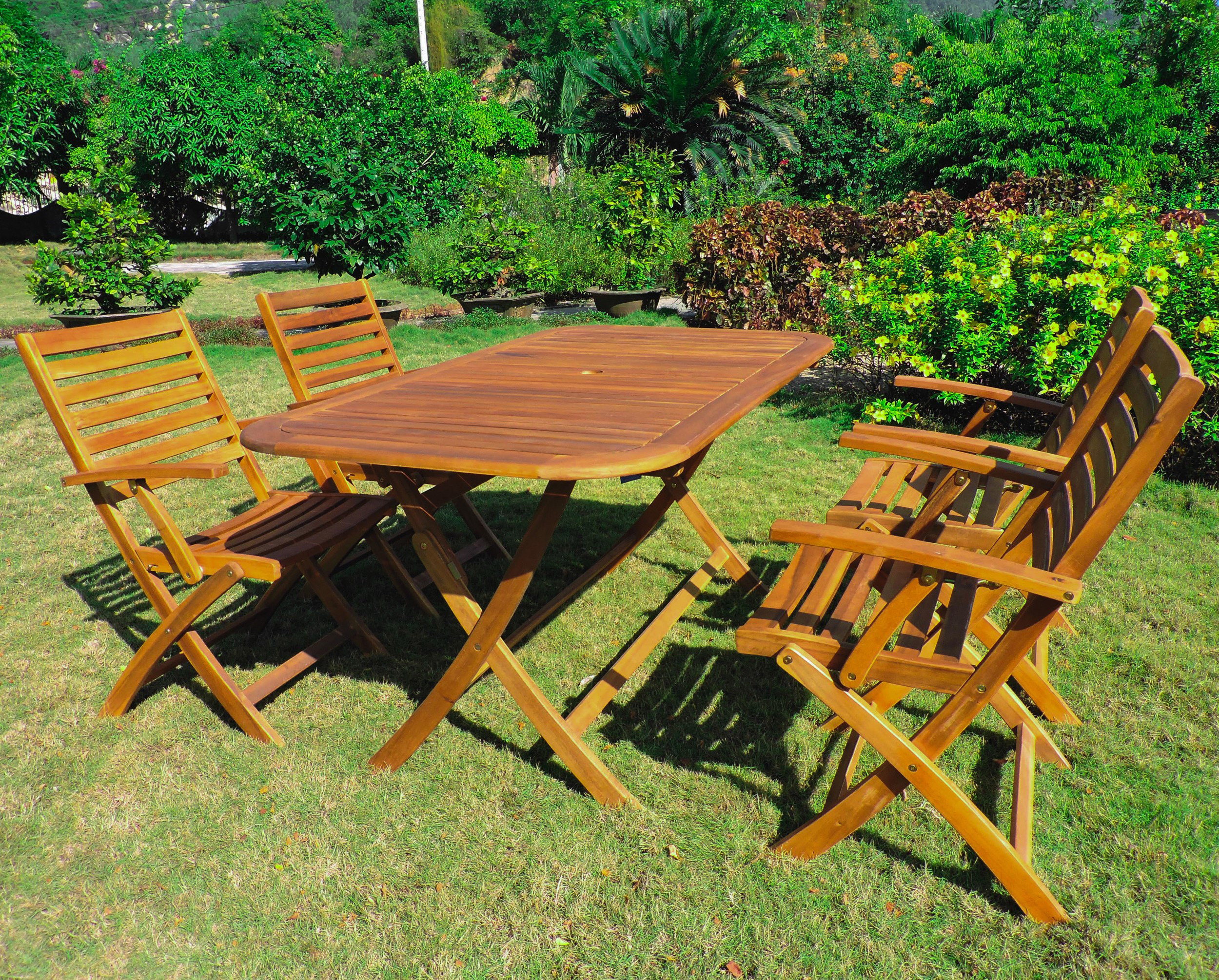 Beachcrest Home Bickerstaff 5 Piece Dining Set & Reviews - Wayfair Canada