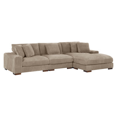 Beachcastle Modular Corduroy Sectional