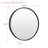 Bhagwanaram Aluminum Framed Round Wall Mirror-1128057856-1158334897