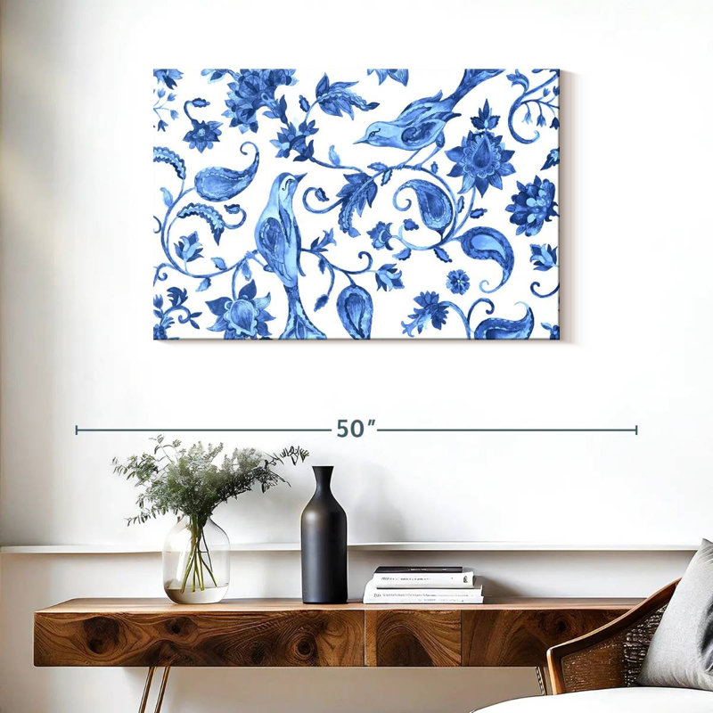 Kerner Floral Paisley, 24" H x 36" W