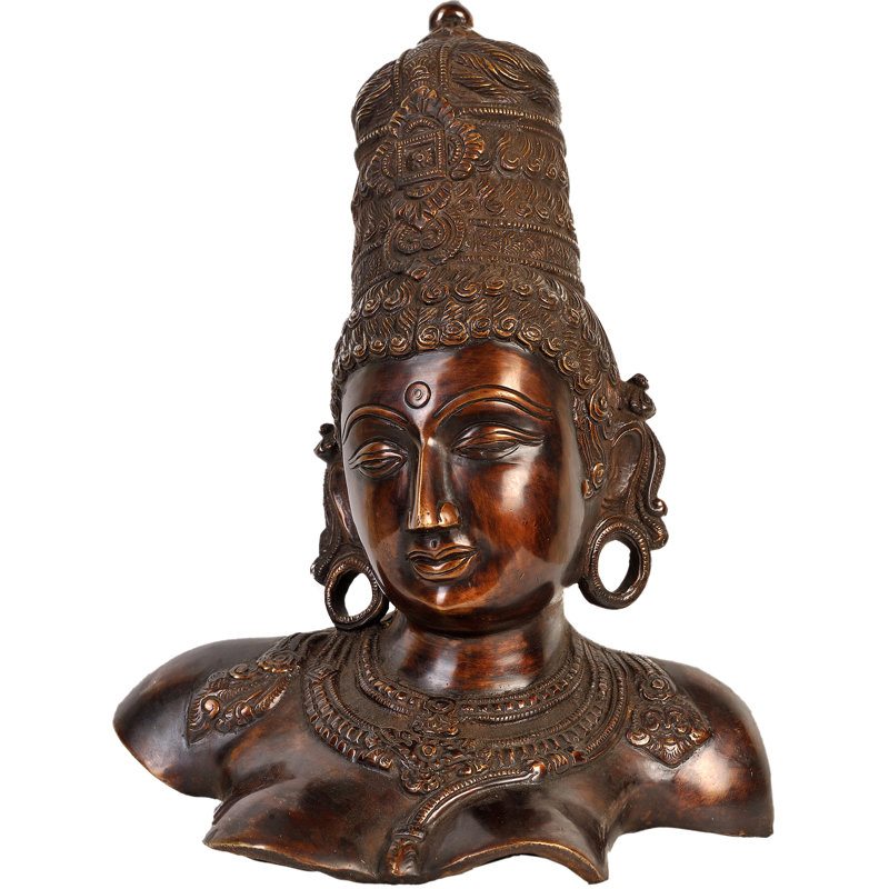 Statue buste Devi Parvati