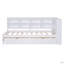 Lit de jour en bois avec 2 tiroirs, lit de jour avec tablette de rangement et ports de chargement USB (lit de jour)-26563685
