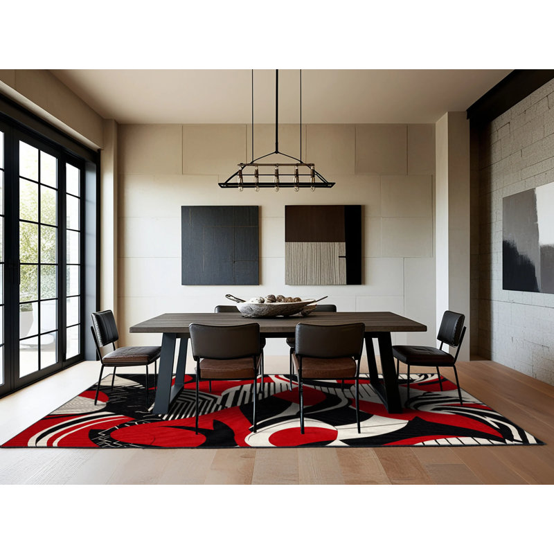 Flame Rift Rug, Round 4'