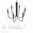 Modway Penrose 6-Light Chandelier-844860630