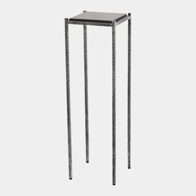 Cut Iron Marble End Table