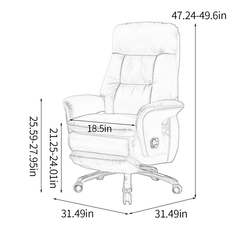 Executive Chair, Orange