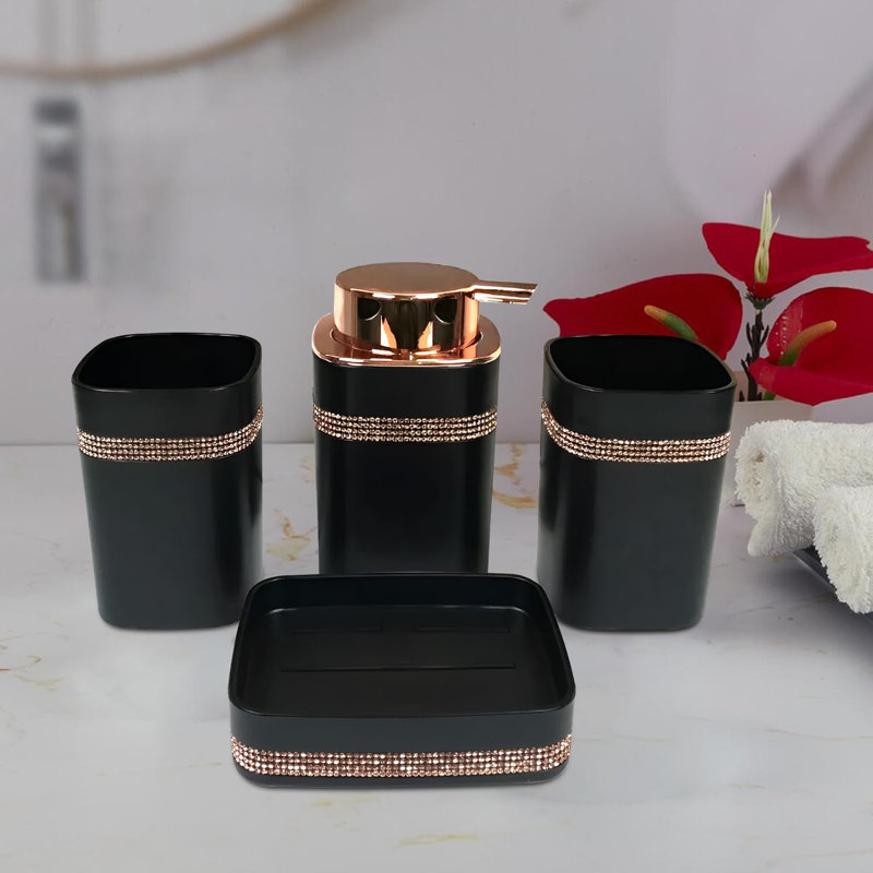 Alexsia Ceramic Bathroom Accessory Set