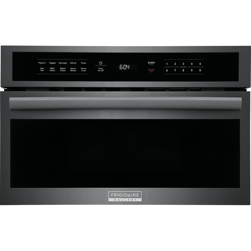 Four à micro-ondes encastré 30 "avec porte rabattable Frigidaire Gallery, Acier inoxydable noir