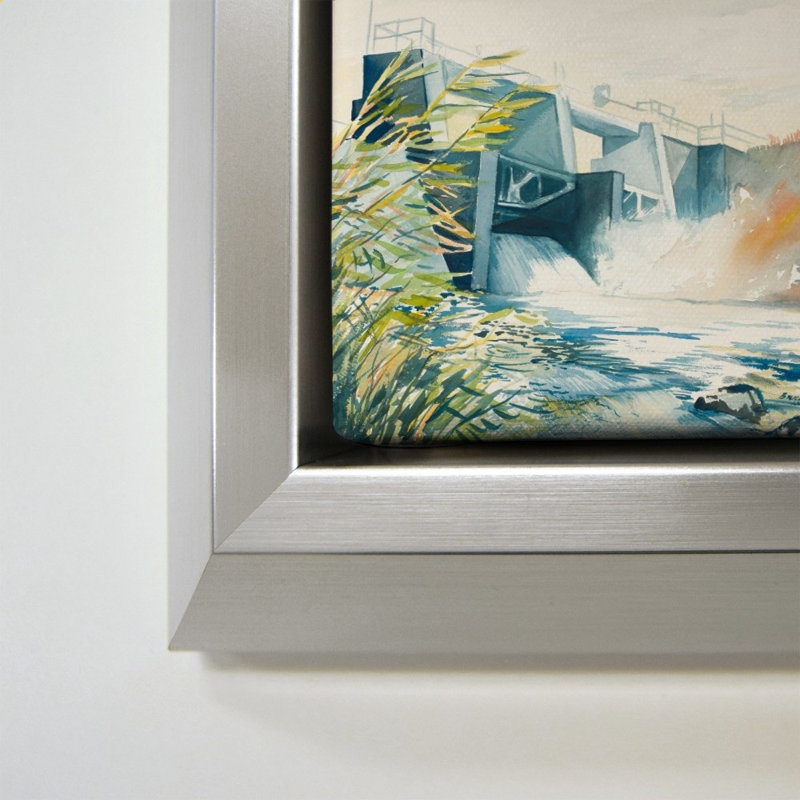 «Industrial Dam» par Bruce Nawrocke - Impression sur toile