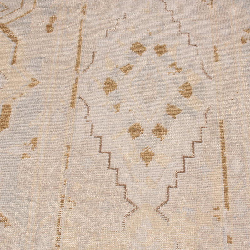 Distressed Homage Hand Knotted Wool Area Rug, Rectangle 10' x 14'