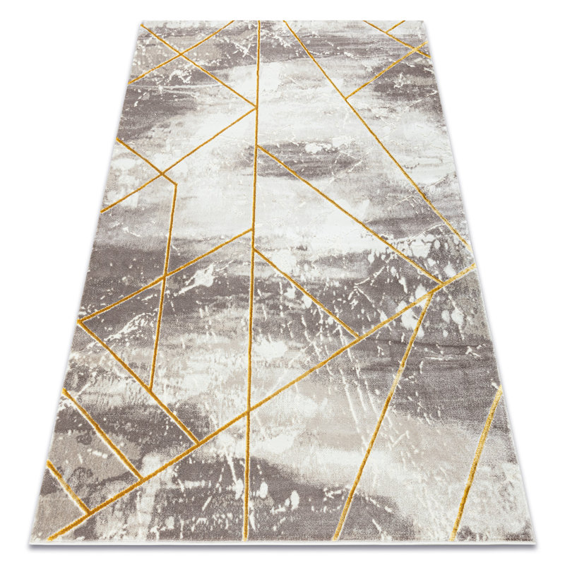 Core Geometric Rug, Rectangle 80 x 150cm
