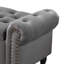 Banc de rangement pour chambre à coucher avec accoudoirs capitonnés et garniture cloutée 51 po Lunara-642507531-658603833