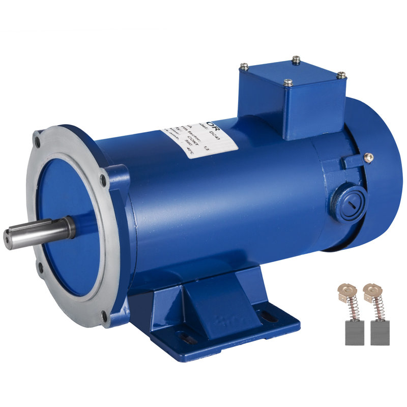 Moteur à courant continu, 3/4 hp, 56c, 90v, 1750 tr / min, Tefc, graisse de base, aimant permanent