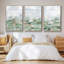 Snowcap Valley I, ensemble de 3 toiles encadrées sur toile-97706182-97706188