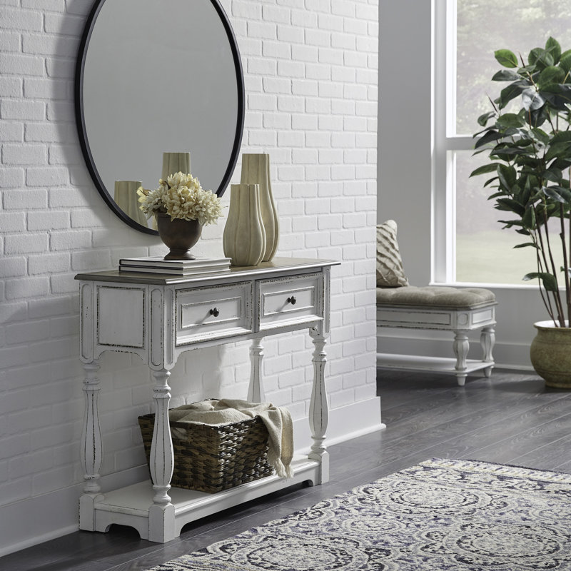  Colchester Accent Hall Console w/ 2 Drawers & 1 Shelf