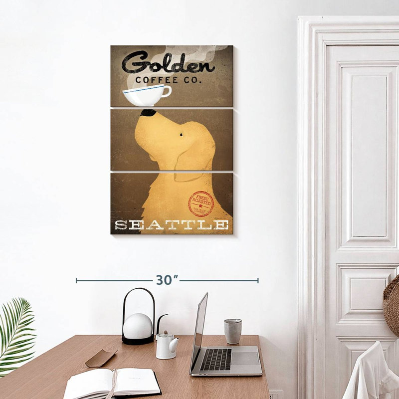 Tergel Golden Coffee Co, H 32 po x l 20 po