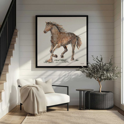 Trot by Anne Tavoletti Canvas Art Print