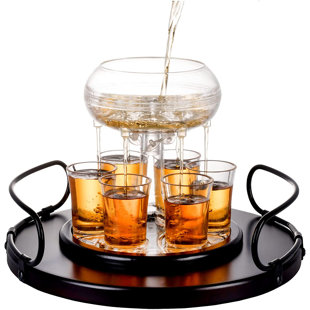 2oz. Stainless Steel Whiskey Glass Set