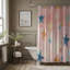 Rideau de douche Fuchsia-966634304