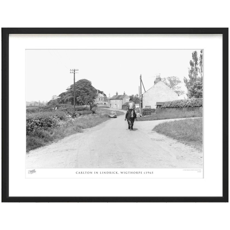 Carlton In Lindrick, Wigthorpe C1965 - Single Picture Frame Print, 40cm H x 50cm W x 2.3cm D