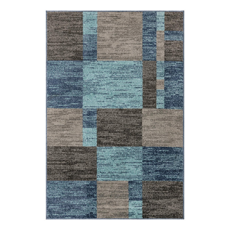 Hareld Geometric Indoor Rug, Rectangle 4'1" x 6'1"