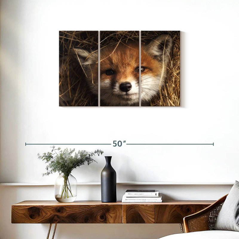 Renard coucou, H 20 po x l 33 po